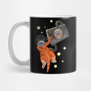 Space Raccoon. Trash pandas in the space Mug